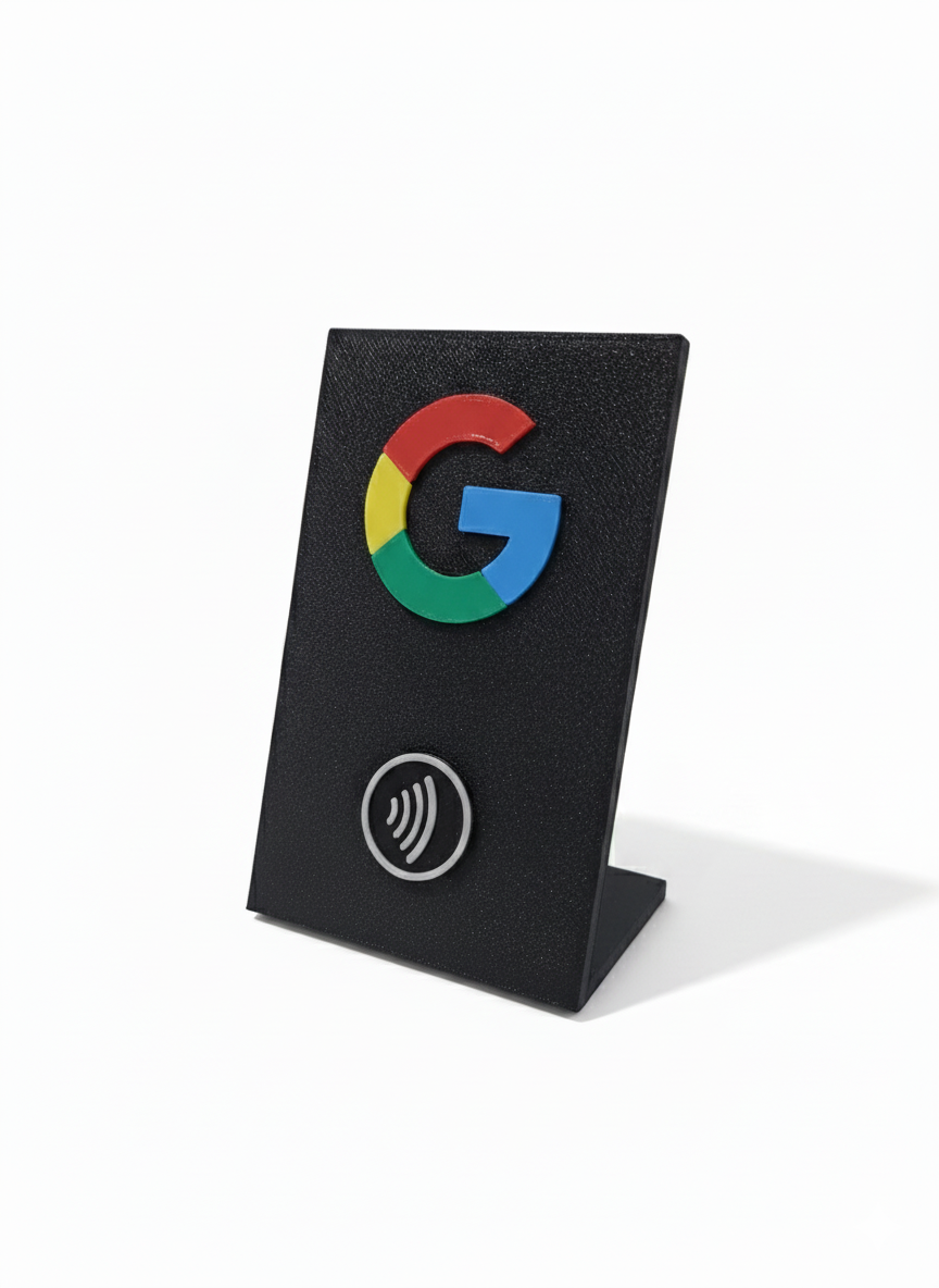 NFC Google Review sign