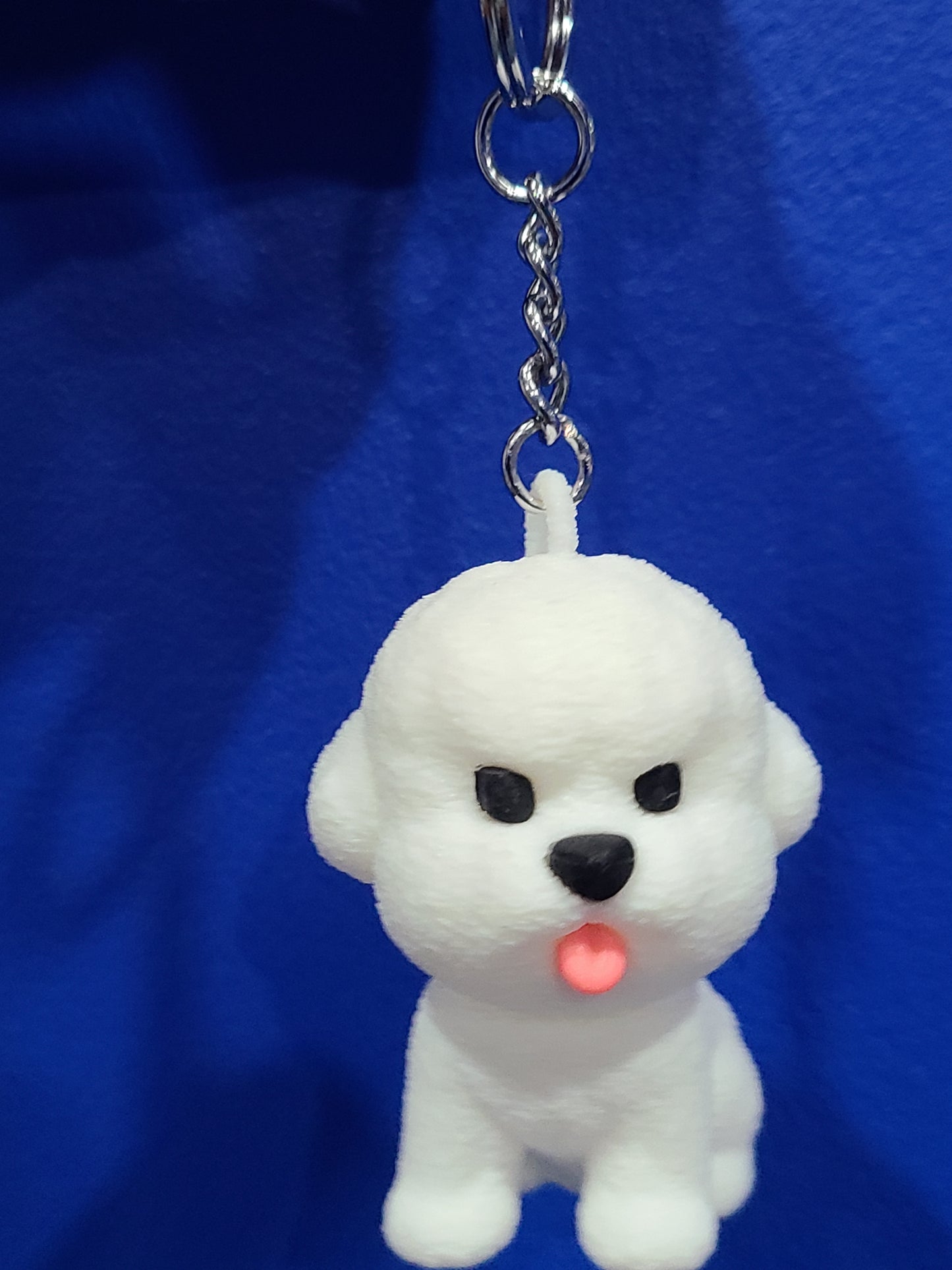 3D PRINTED Bichon Frise / Poodle Lovely Dog keychain