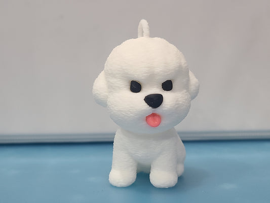 3D PRINTED Bichon Frise / Poodle Lovely Dog keychain