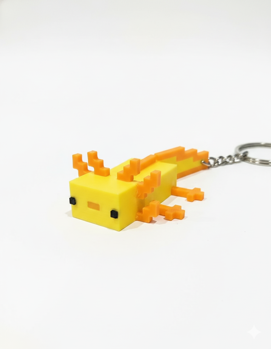 Axolotle Keychain